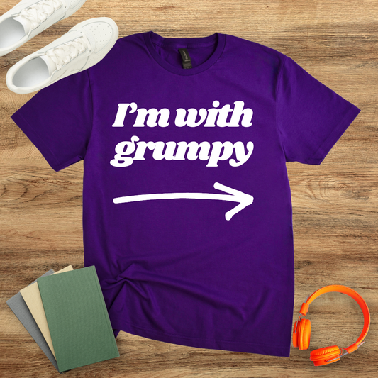 I'm With Grumpy Unisex Softstyle T-Shirt